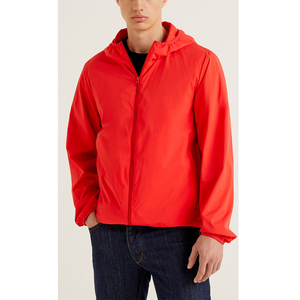 แจ็กเก็ตบอมเบอร์สำหรับผู้ชายเสื้อกันลมผ้าแคนวาสสไตล์ฮิปฮอป - Product Image 1