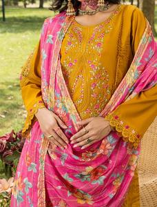 Ensembles de robes décontractées d'été pour femmes, haute qualité, 3 pièces, shalwar kameez, design traditionnel, costume shalwar kameez d'été - Product Image 3
