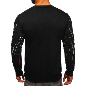 Pakistan Manufacture Solid Color Men <b>Sweatshirts</b> Customized Design Logo Basics Men <b>Sweatshirts</b> 100% Cotton Fleece Unisex - Product Image 6