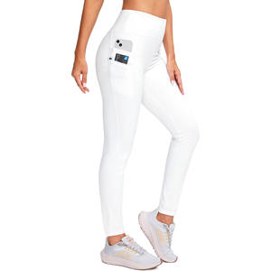 Collants de course élastiques pour sport, été et printemps, avec logo personnalisé, leggings côtelés pour femmes, taille haute, avec remontée des fesses de yoga, contrôle du ventre - Product Image 1