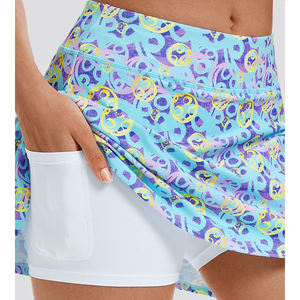 Nuevo estilo, logotipo personalizado, ropa de tenis, uniforme de tenis, vestido, faldas de tenis transpirables para mujer, falda elástica - Product Image 4