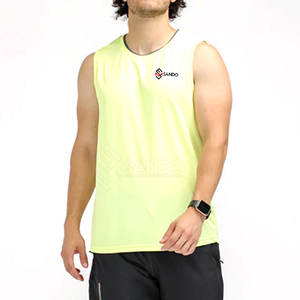 เสื้อกล้ามกีฬาของผู้ชายเสื้อถักโอเวอร์ไซส์ระบายอากาศ - Product Image 1