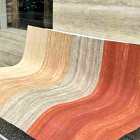 Panneau mural en terre battue naturelle de Marseille, grande dalle légère, flexible, écologique, décoration pour café, restaurant, maison