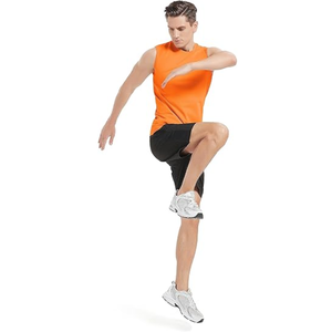 La conception à col en O offre un ajustement flatteur, permettant une mobilité maximale et une gamme complète de mouvements pendant que vous courez ou soulevez. - Product Image 3