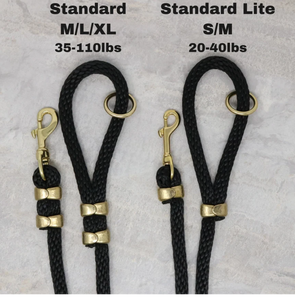 สายจูงสุนัขผ้าฝ้ายถักสีรุ้งแฮนด์เมด - สายจูงสุนัข Ombre - สายจูงสุนัข - Product Image 2