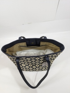 <b>Large</b> Capacity Bohemian Style Women's Genuine Leather Tote Bag Braided Zipper Button Open with Popular Chains Messenger Bags - Product Image 5