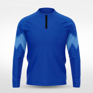 Pull-over de performance pour homme, léger, respirant, imprimé, réversible, anti-UV, grande taille, pour l'entraînement - Product Image 1