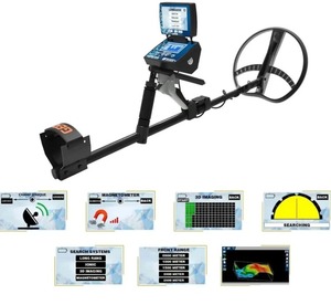 Détecteur de métaux professionnel longue portée GER Detect Titan GER 1000 pour l'or, 5 systèmes, 45 m de profondeur, 2500 m de portée pour la recherche de trésors - Product Image 6