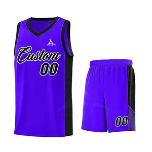 ชุดบาสเก็ตบอลสำหรับผู้ชายแห้งเร็วระบายอากาศได้ดีขนาดใหญ่พิเศษกำหนดสีและโลโก้ได้เอง100% โพลีเอสเตอร์ผลิตในปากีสถาน - Product Image 5