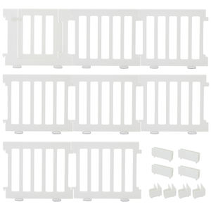 [Edu-play] <b>Other</b> <b>Baby</b> <b>Supplies</b> Newborn to Toddler Woody <b>Baby</b> Room with Door Set <b>Baby</b> Fence 8P FR-8WH - Product Image 2
