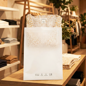 Sacs en papier ciré translucide biodégradable et écologique, résistants à la graisse, imperméables, pour l'emballage intérieur des vêtements - Product Image 3