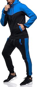 ชุดวอร์มกีฬามีฮู้ดสำหรับผู้ชายชุดกันลมโพลีเอสเตอร์ซิปเต็มชุดออกกำลังกายกำหนดเองชุดวิ่งจ๊อกกิ้ง2ชิ้นเทคโนโลยี - Product Image 3