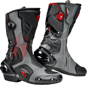 Dernières bottes en cuir de moto de conception unique sur mesure avec des bottes de course en cuir de qualité supérieure pour hommes avec service OEM. - Product Image 3