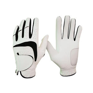 ถุงมือกอล์ฟสีขาวปรับแต่งได้สำหรับผู้ชายผู้หญิงหนังแท้ Cabretta วัสดุนิ่มมีโลโก้ให้เลือกแบบตามสั่ง - Product Image 6