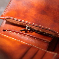 Portefeuilles à deux volets pour hommes de luxe 100% véritable pochette Cartera en cuir de Crocodile pour hommes factures en cuir usage domestique OEM ODM