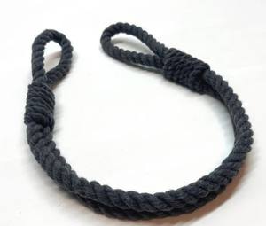 Sujetadores de Cortinas, Color Gris Oscuro, de Algodón, Hechos a Mano, Estilo Moderno - Product Image 1