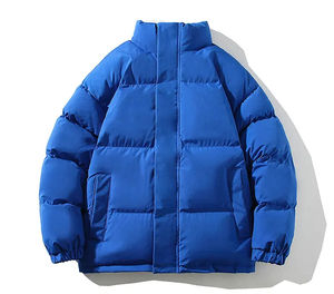 Veste d'hiver personnalisée de haute qualité en gros Veste à bulles pour hommes Col Rembourrage à la taille Vestes pour hommes Service OEM - Product Image 3