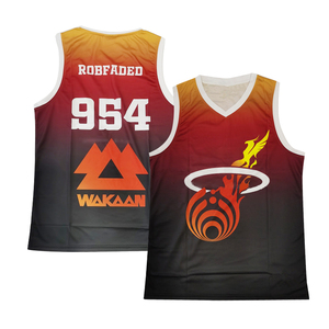 เสื้อบาสเก็ตบอลผู้ใหญ่แบบขายส่ง สั่งทำได้ พิมพ์ลายแบบซับลิเมชั่น ผ้าโพลีเอสเตอร์ 100% ระบายอากาศได้ดี ไม่มีแขน ป้องกันแบคทีเรีย ซึมซับเหงื่อ แห้งเร็ว - Product Image 6