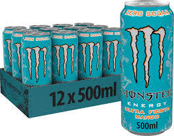 Bebida Energética Monster Mango Loco Sin Azúcar con Ginseng, Carbonato y Taurina, Venta al Por Mayor, 24x250ml/330ml - Product Image 3