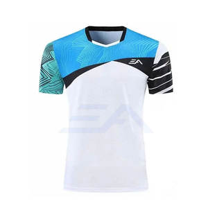 Uniforme de Tenis de Manga Corta Transpirable de Primera Calidad a Bajo Precio, Nuevo Estilo, Diseño Personalizado, 100% Poliéster - Product Image 3