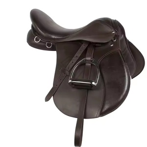 Premium Quality Leather Horse Saddle with Classic Design and High Cantle Suitable for All Purpose <b>Equestrian</b> Horse Saddle - Product Image 1