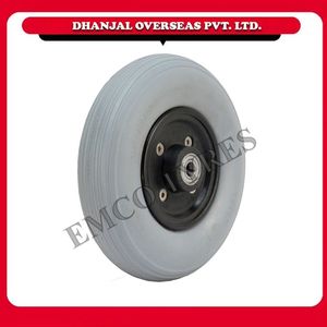 Roue pivotante avant Emco E-200X50 à pneu plein, remplacement, sans garantie, adhérence exceptionnelle, stabilité, conception durable, tous environnements - Product Image 2