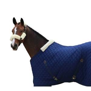 Melhor Qualidade Cobertores de Estábulo para Cavalos de Inverno Interno, Acolchoamento Nuvem de Veludo, Não Impermeável, Polycotton com Gola de Lã, Luxuoso e Leve - Product Image 1