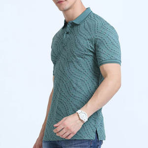 Verano Hombres estilo de lujo Casual para Polos 100% algodón transpirable ligero manga corta sublimación camiseta - Product Image 6