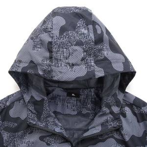 Veste Softshell à Capuche Unisexe Camouflage Automne Vente en Gros Design Personnalisé Logo Col Debout Respirant Imperméable - Product Image 6