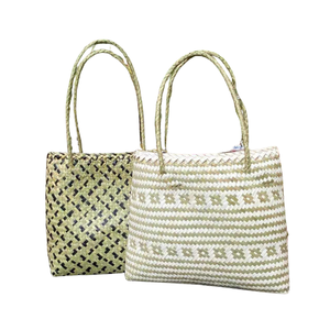 กระเป๋าโท้ทหญ้าสานด้วยมือจากเวียดนามงานฝีมือเชิงนิเวศแบบดั้งเดิมสำหรับการช้อปปิ้งในตลาดวันชายหาดและสไตล์ที่ยั่งยืน - Product Image 5