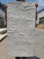 Carrelage en pierre naturelle MCM à texture ciselée, grand format, flexible, imperméable, durable pour la décoration murale intérieure, échantillons gratuits