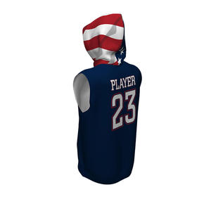 Elite 2025 <b>Men's</b> Sleeveless Hoodies Personalized Streetwear Fashion with Embroidered Designs for Spring-Digital Printing - Product Image 4