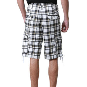 Pantalones cortos deportivos de gimnasio personalizados para hombre, pantalones cortos de jogging transpirables de secado rápido de algodón 100% con logotipo frontal, pantalones cortos Cargo de entrenamiento de verano sólidos - Product Image 2