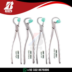 Pinces d'extraction dentaire de qualité supérieure, série standard, lot de 4 pièces, vente en gros, pinces dentaires en acier inoxydable de haute qualité - Product Image 6