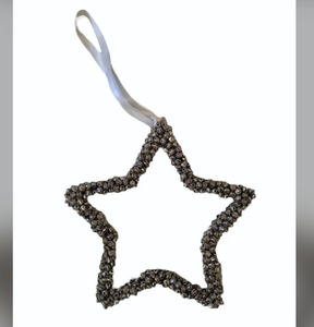 ดาวคริสต์มาสโลหะแขวนตกแต่ง ทำด้วยมือ เป็นมิตรกับสิ่งแวดล้อม ทนทาน ขนาด 3 นิ้ว - Product Image 2