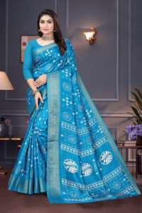 Blusa de moda india Georgette tela Sari diseñador étnico Digital impreso nupcial Sari para adultos última fiesta desgaste Boutique - Product Image 4