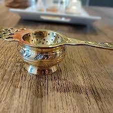 Passoire à thé en laiton durable de qualité supérieure et passoire en métal Produit de haute qualité pour la préparation du thé et des boissons - Product Image 2