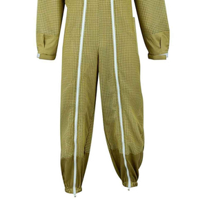 Mono de trabajo de apicultura de algodón personalizado Traje de abeja antiestático suministrado por la fábrica para apicultor al por mayor en cantidad a granel - Product Image 5