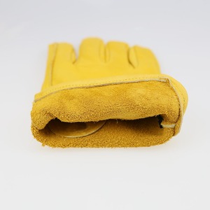 Guantes DE TRABAJO superventas de cuero de vaca superior 100%, operación de trabajo General, guantes de trabajo de construcción de jardinería - Product Image 5