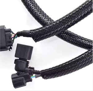 Gaine de câble en nylon plat à prix d'usine, gaine extensible en polyester résistante aux hautes températures. - Product Image 3