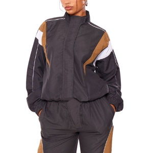 Conjunto Deportivo Informal con Capucha Unisex, Chaqueta y Pantalones de Poliéster y Nailon con Cierre de Cordón, Dos Piezas, Impermeable 2026 - Product Image 1
