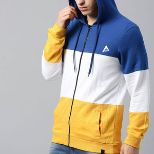 Pull à capuche en coton polyester de haute qualité pour hommes, sweat à capuche avec fermeture éclair personnalisée, doublure en polaire solide, saison d'hiver, taille d'impression - Product Image 2