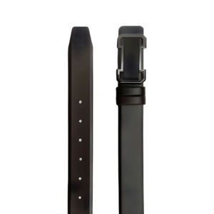 Ceintures pour hommes de qualité supérieure avec boucle noire, fermeture automatique, importées, réglables, durables, accessoires de taille, style tendance, usage quotidien, élégantes - Product Image 2