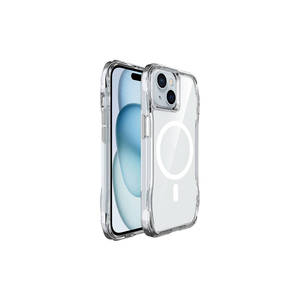Coque transparente compatible MagSafe pour iPhone 15, style brillant, fine et protectrice en silicone, compatible Tecno - Product Image 2