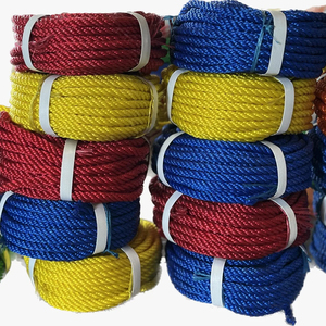 High Quality 3-Strand Polypropylene Twisted Fishing Rope 8mm PP PE for Marine Supply Quality Packaging Ropes UV protection - Product Image 1