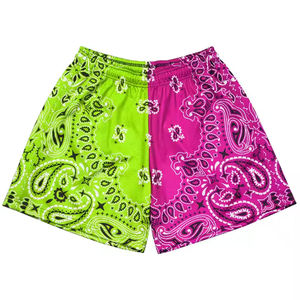 Pantalones cortos de malla de sublimación de poliéster transpirable de verano 100% de calidad personalizada al por mayor de fabricante para hombres con bolsillos al por mayor - Product Image 4