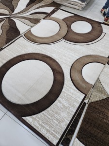 Fabricantes al por mayor de alfombras Adiva, alfombras talladas de polipropileno turco, material de poliéster de yute para uso en sala de estar y dormitorio - Product Image 3