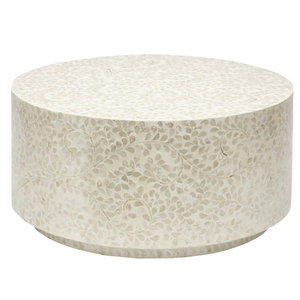 Mesa de Centro de Diseño Simple con Incrustaciones de Nácar, Mesas de Centro Modernas con Incrustaciones de Concha de Capiz para Sala de Estar, Hechas a Mano - Product Image 4