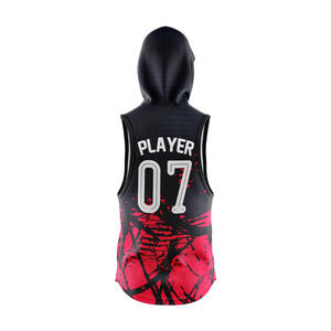 Camisetas de fútbol con bandera personalizada, estampado de transferencia de calor, 100% poliéster, 7on7, 7v7, transpirable, de talla grande, sin mangas, camisetas de equipo personalizadas - Product Image 6