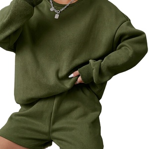 Pull-over classique pour femme en polyester épais bleu marine, décontracté, hiver, manches longues, coupe ample, pour rester au chaud par temps froid - Product Image 6